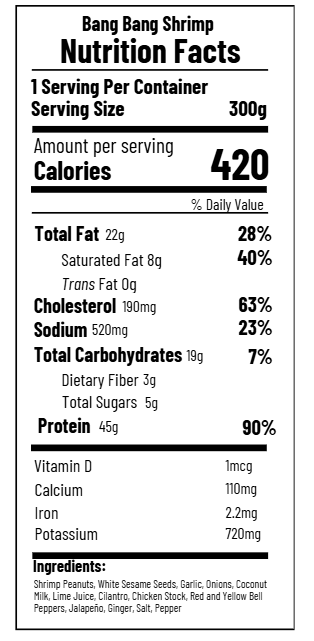 Thai Bang Shrimp Bites