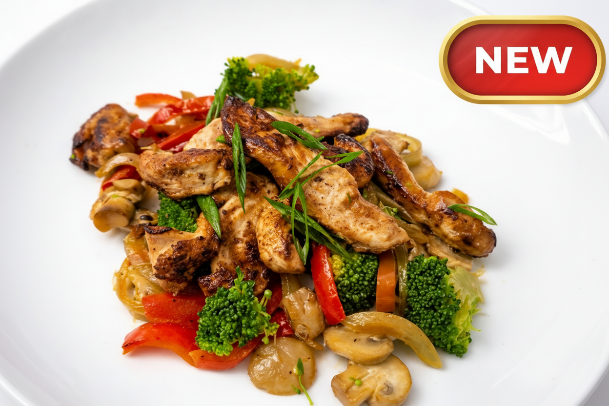 Chicken Stir-Fry with NEW badge