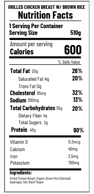 Grilled Chicken Breast (FF)