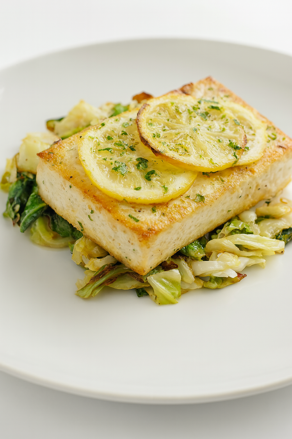 Vegetarian Lemon and Herb Tofu (FB)