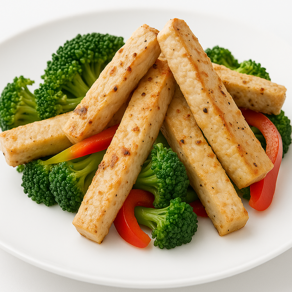 Vegetarian Soy Chicken and Broccoli Stir-Fry