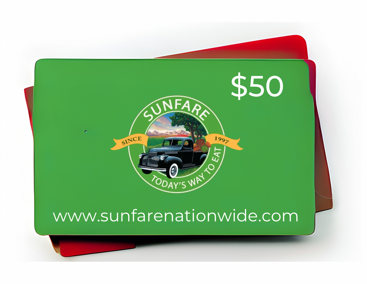 Sunfare Gift Card