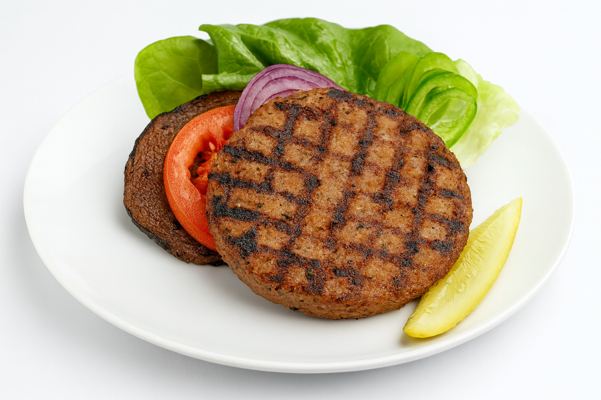 Vegetarian Portobello Impossible Burger (FB)