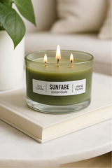 Sunfare Essentials – Hand-Poured Soy Candle Trio