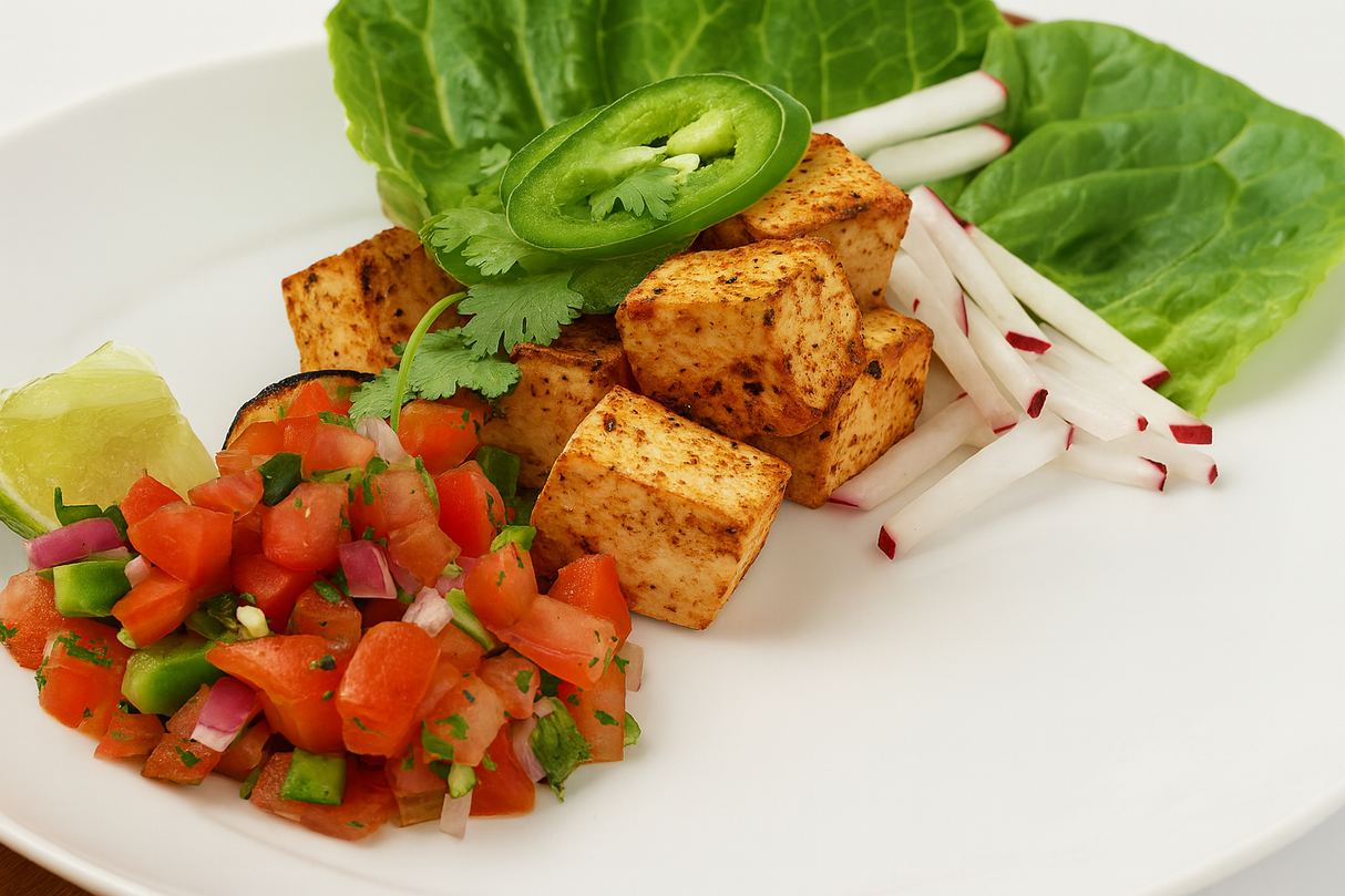 Vegetarian Mahi Tofu Lettuce Wraps (FB)