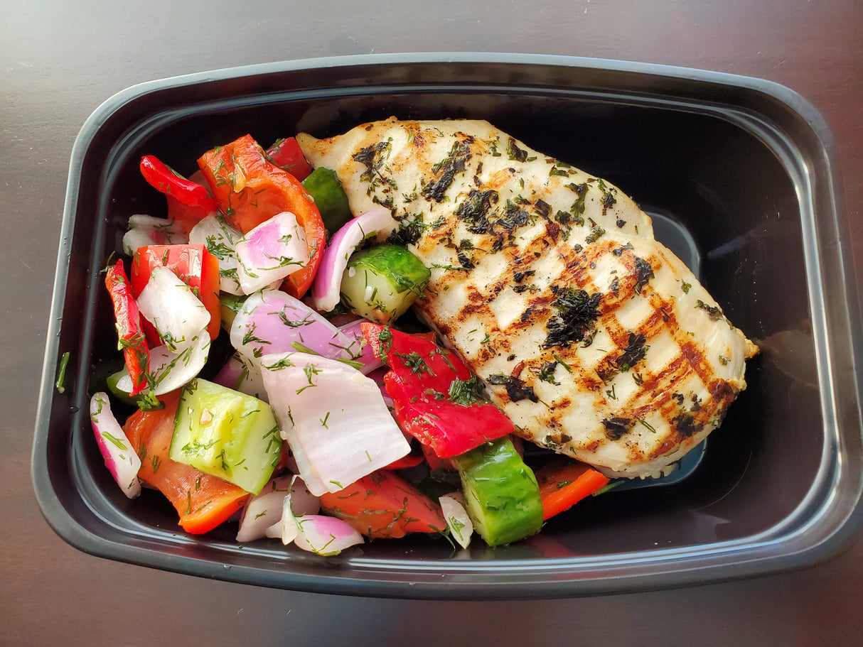 Herb Chicken with Greek Vegetables