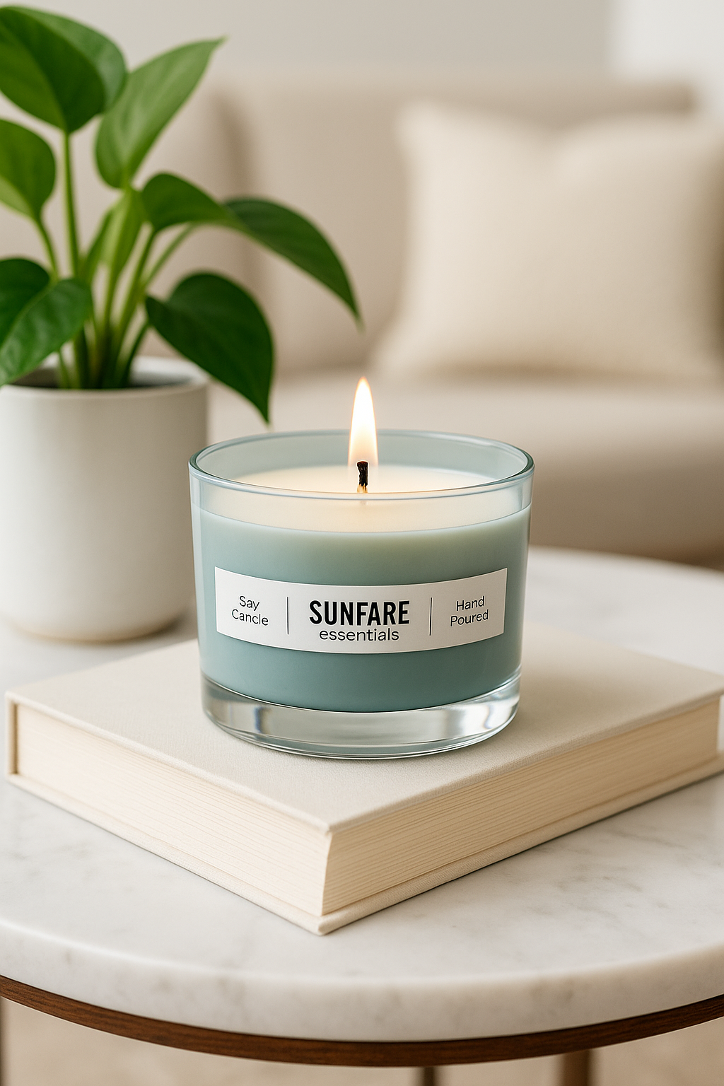 Sunfare Essentials – Hand-Poured Soy Candle Trio