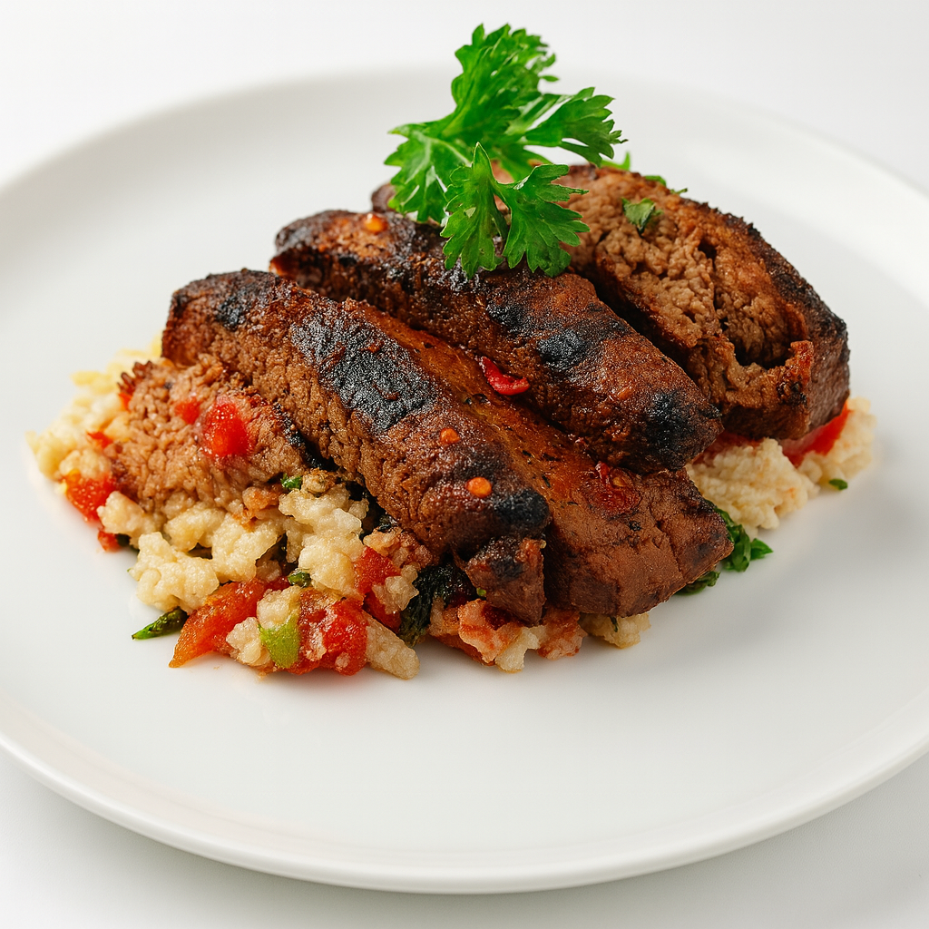 Vegetarian Tabbouleh Soy Beef