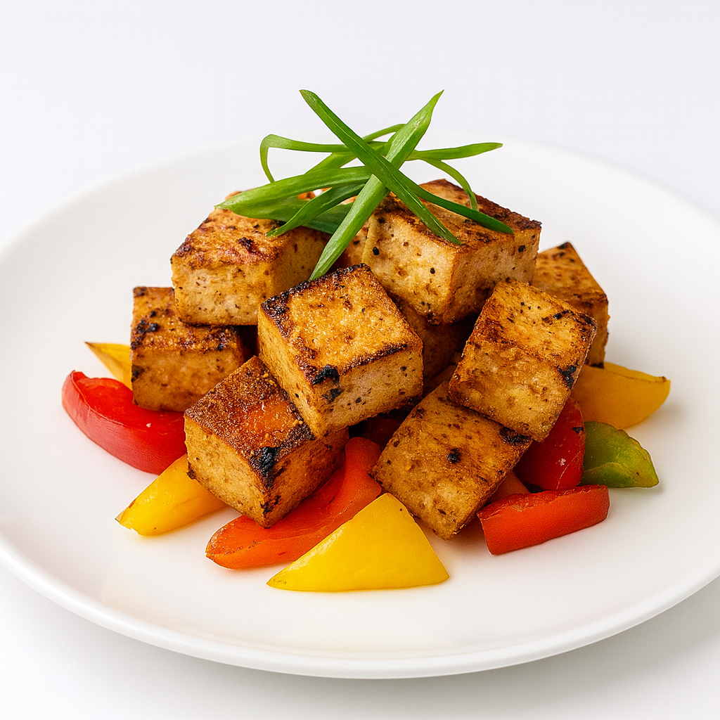 Vegetarian Kung Pao Soy Chicken Bowl (FB)