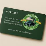 Gift Cards - Choose a denomination