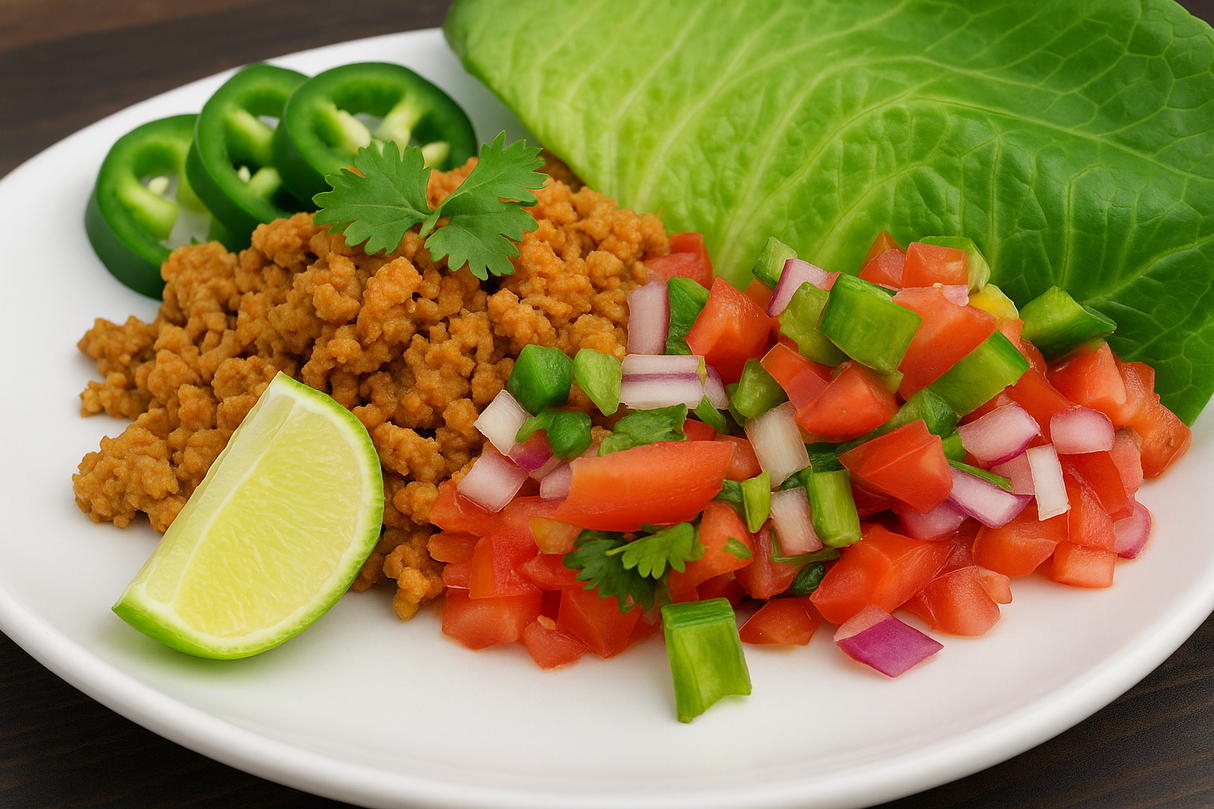 Vegetarian Impossible Beef Lettuce Wraps (FB)