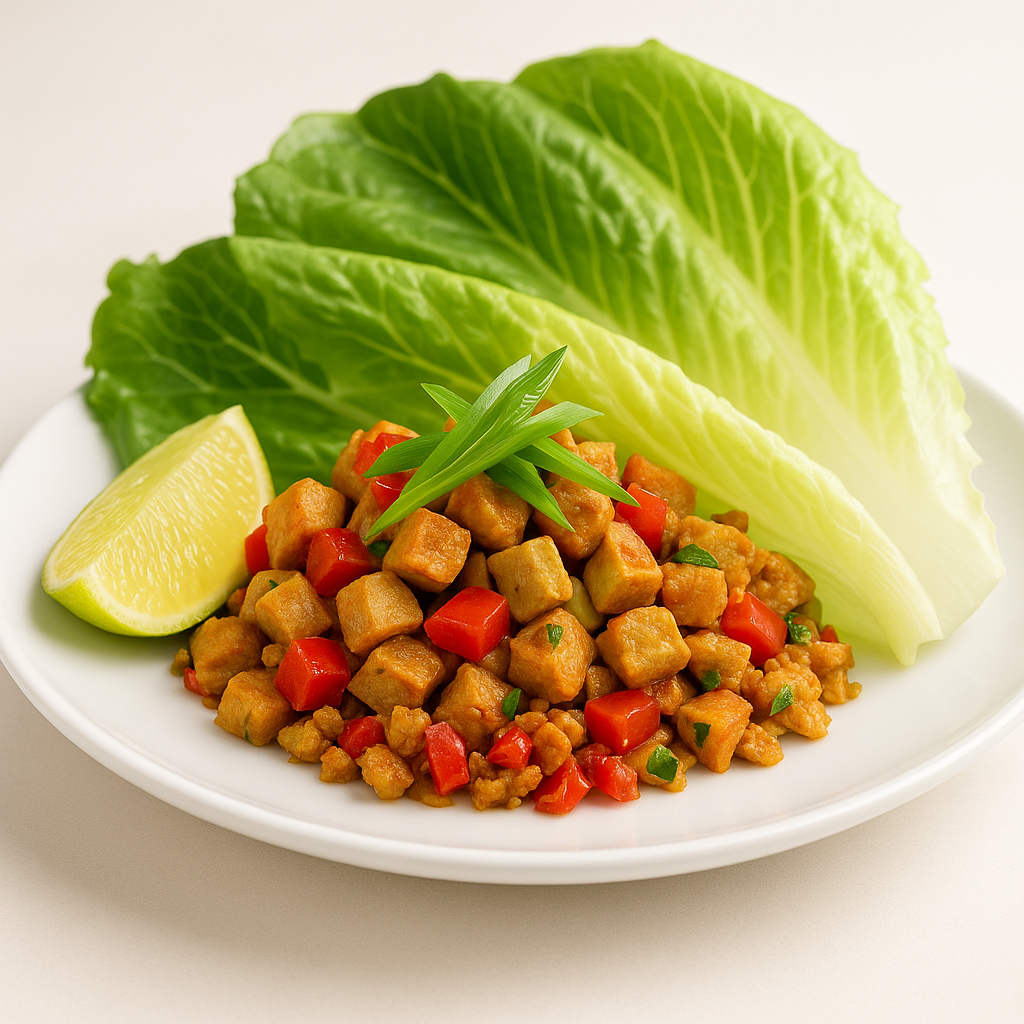 Vegetarian Asian Lettuce Cups (FB)