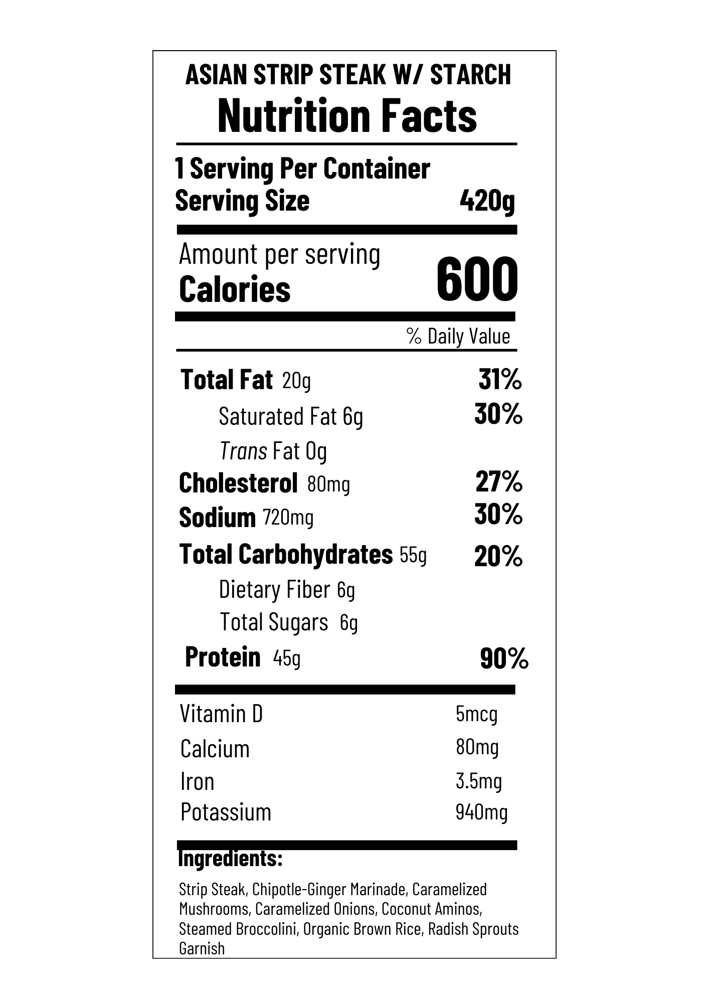 Asian Strip Steak (FF)