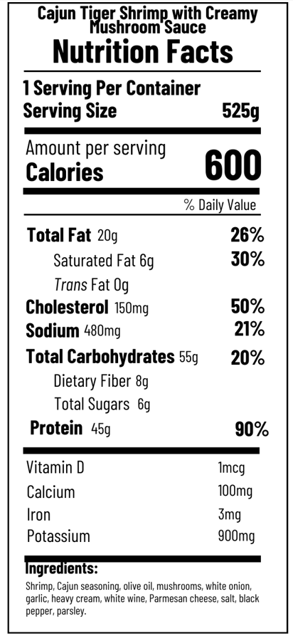 Cajun Tiger Shrimp (FF)