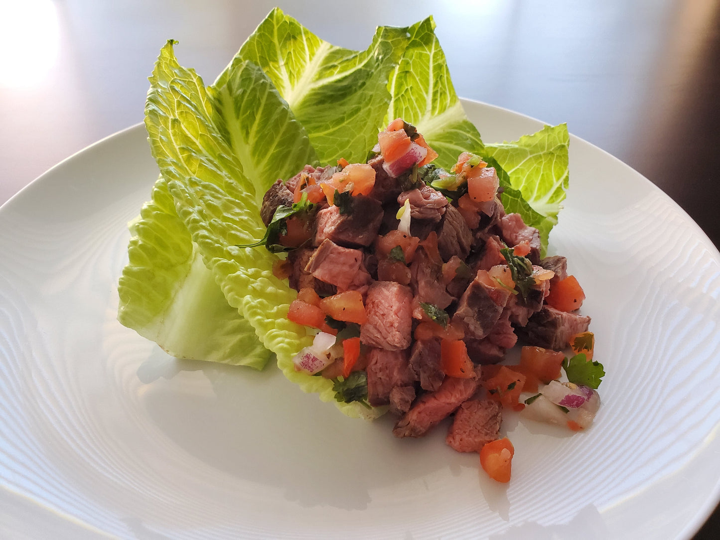 Asada Beef Tacos with Lettucw (FB)