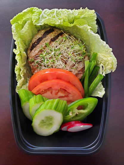 Asian Spiced Turkey Burger (FB)