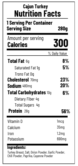 Cajun Turkey Tenders - (FB)