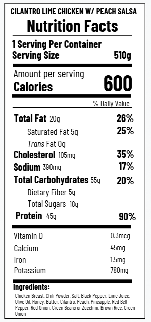 Cilantro Lime Chicken (FF)