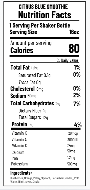 Citrus Blue Smoothie (FB)