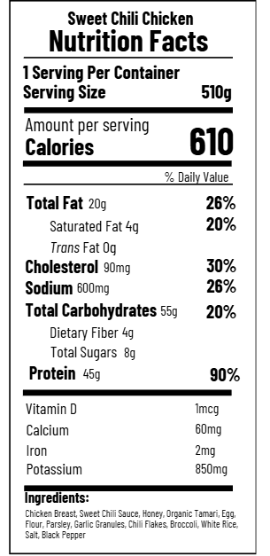 Sweet Chili Chicken - (FF)